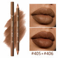 Waterproof Lipliner Pencil with 2 Shades - Long-Lasting, Smudge-Proof, Precise Lip Definition