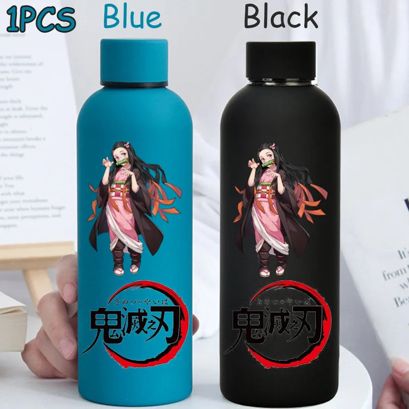 Kimetsu No Yaiba 500ML Insulated Water Bottle Anime Character Drink Cup