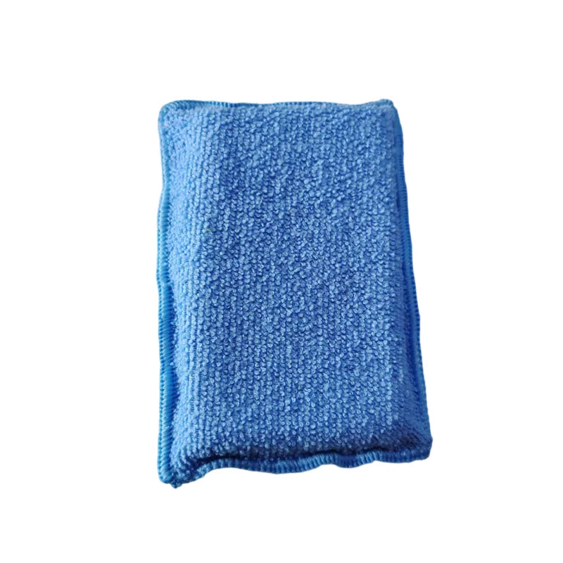 Double Side Car Interior Scrubbing Sponge for Leather & Surface Cleaning - Microfiber Wash Pad, 1-5 Pack