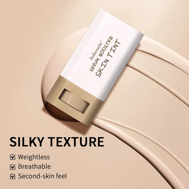 Eraser Foundation Stick - Moisturizing Skin Tinted Concealer for Travel & Daily Use