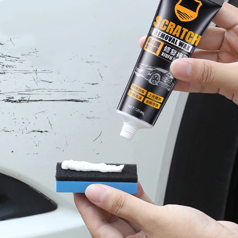 Car Scratch Repair Wax 120ml Multi-Purpose Paint Swirl Remover for Automotive Care