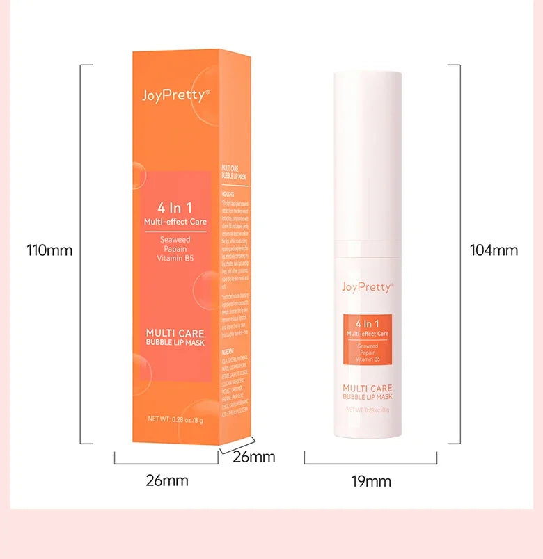 Lip Mask Bubble Exfoliating Oil - Lightening, Moisturizing & Brightening
