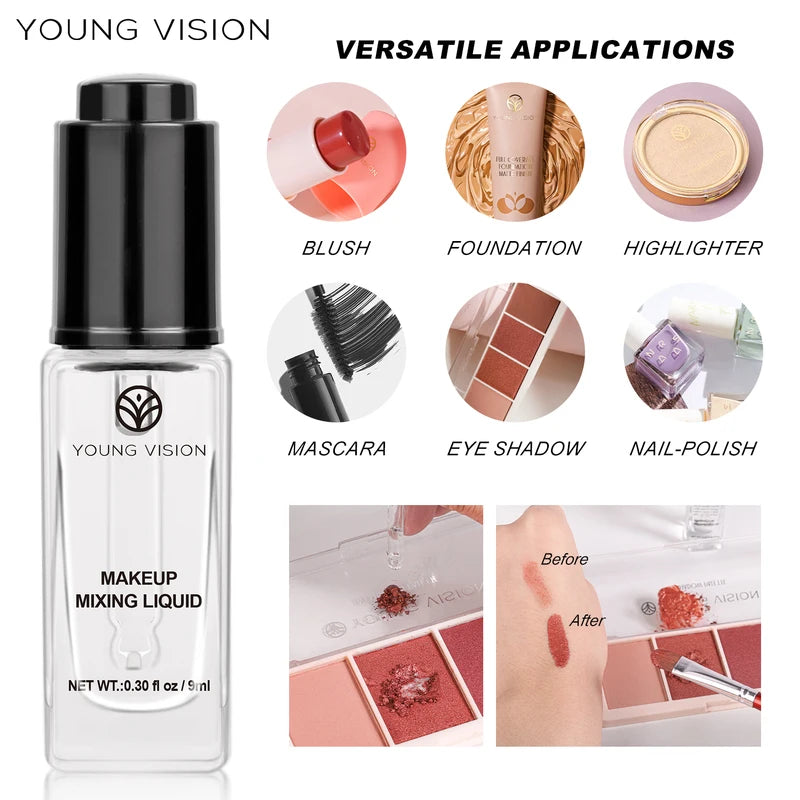 Cosmetic Essence Liquid Eyeliner Cream Powder Blusher Nail Polish Diluent for Beauty Makeup