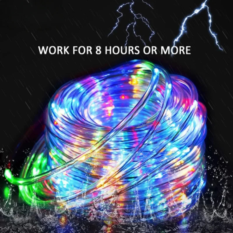 Outdoor Waterproof Solar String Lights for Garden & Holiday Decoration