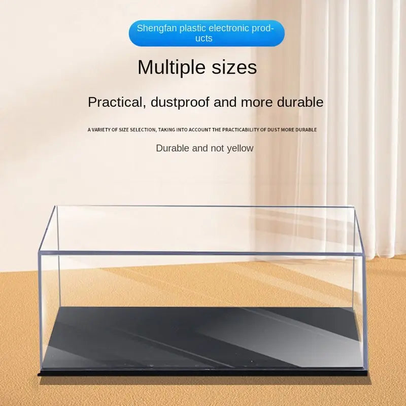 Acrylic Model Car Display Box Dustproof Storage Case for Diecast Collectibles