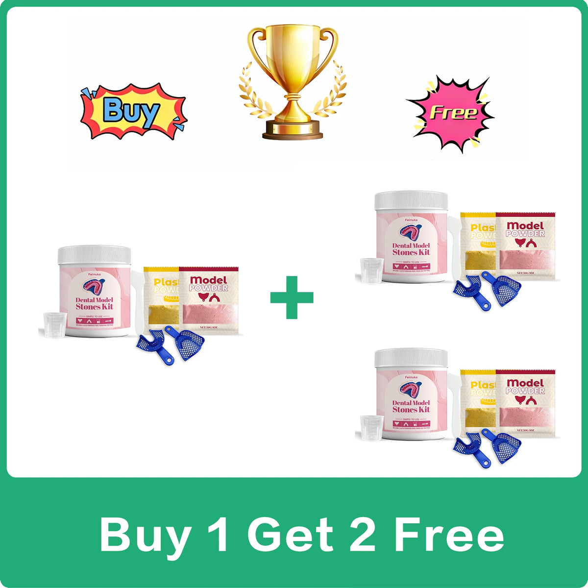 Dental Mold Kit Teeth Impression and Model Making Set - DIY Oral Care Tool