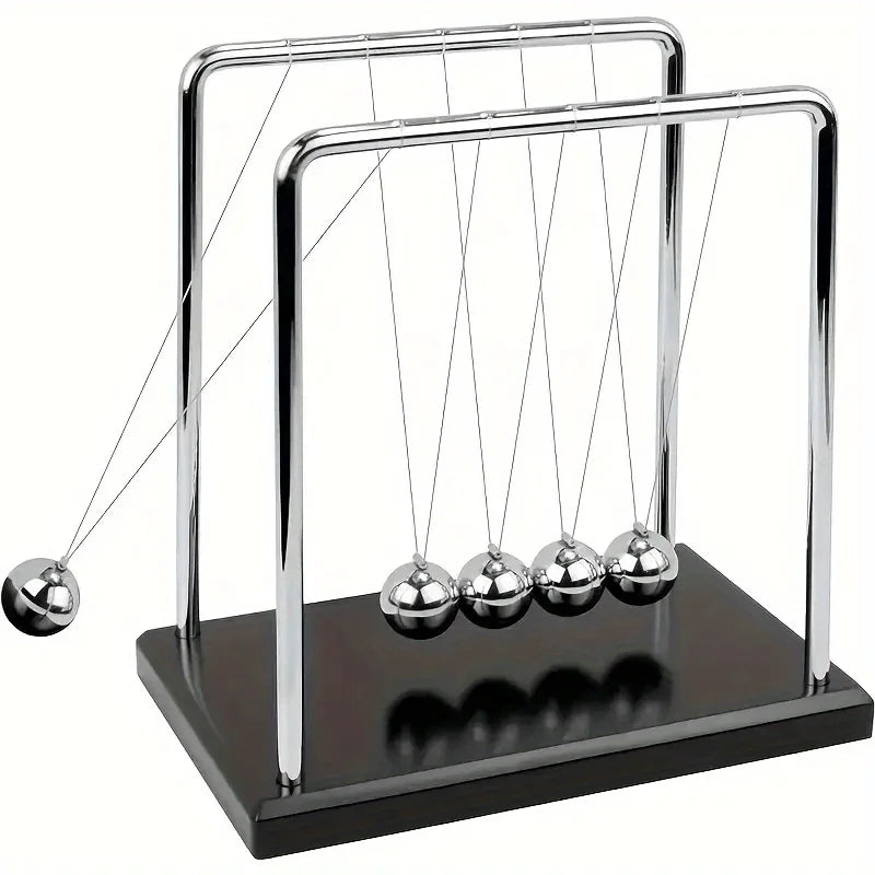 Newton Cradle Metal Balance Balls Desk Toy Stress Relief Home Office Decor
