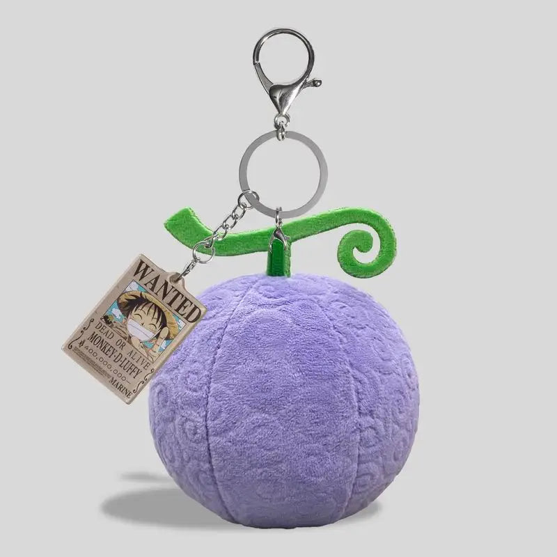 Anime Luffy Devil Fruit Keychain Cartoon Backpack Pendant Creative Toy Accessories