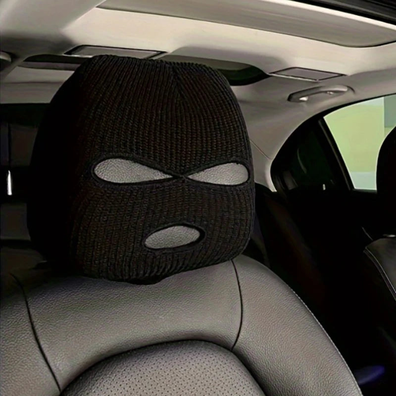 3 Hole Full Cover Car Seat Headrest Decor - Halloween & Christmas Fun