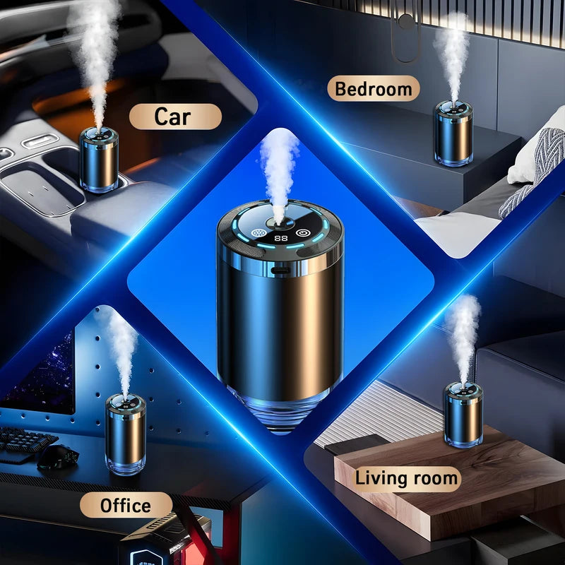 Car Diffuser Humidifier with Aromatherapy Modes and Ocean Scent | Portable USB Air Freshener