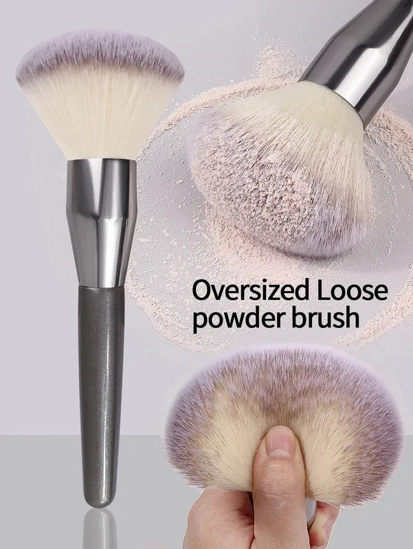 Large Loose Powder Makeup Brush - Multifunctional Face Setting Tool