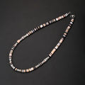Geometric Bohemian Necklace for Men and Women - Soft Polymer Beads Jewelry