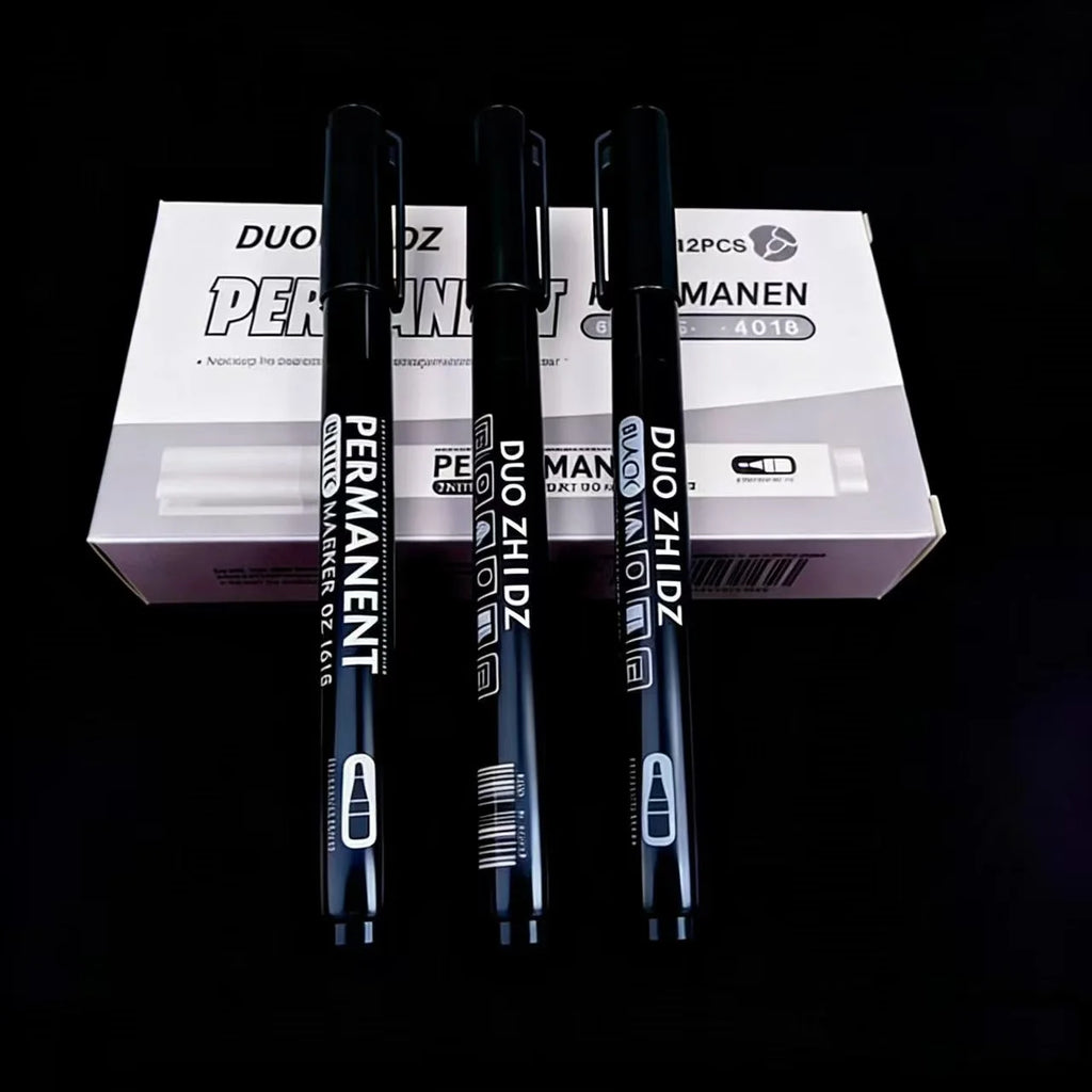 Waterproof Metal Paint Markers Set for Art, Fabric, Leather, Wood - 3/6PCS