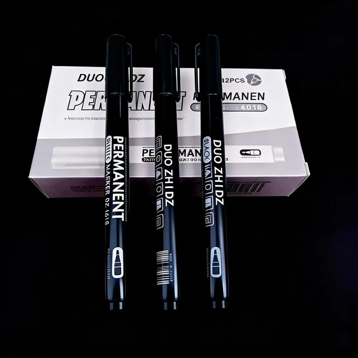Waterproof Metal Paint Markers Set for Art, Fabric, Leather, Wood - 3/6PCS