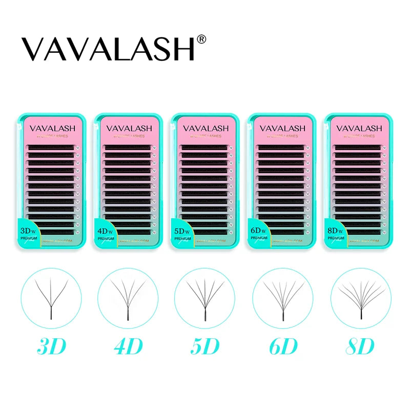 Eyelash Extension Fans 3D 4D 5D 6D 8D Premade Fan Lash Extensions Natural Soft
