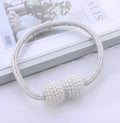 Pearl Magnetic Curtain Holders Tie Back Clips for Elegant Home Decor