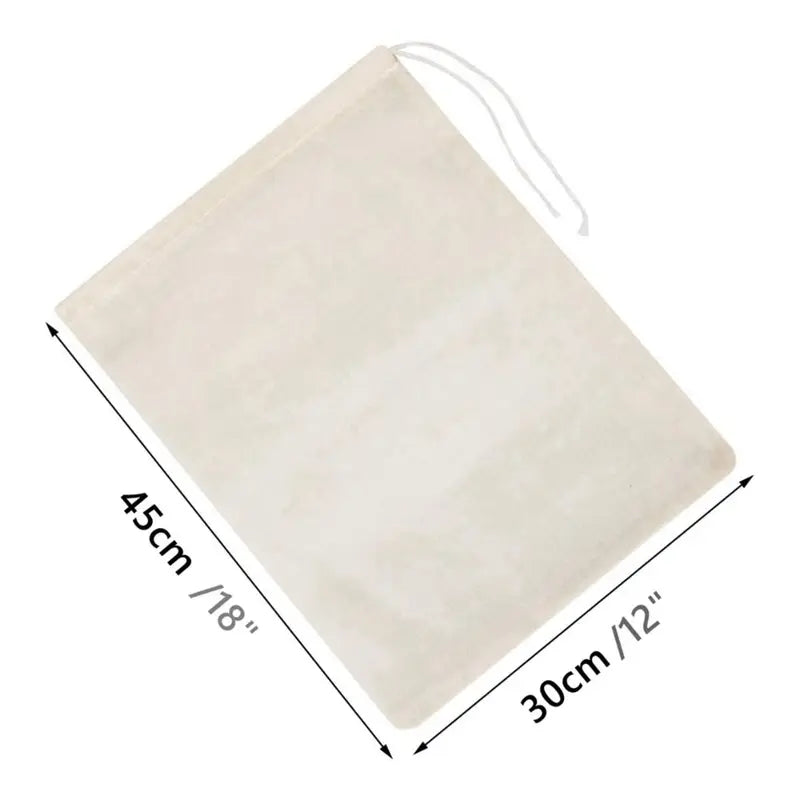 Reusable Cheesecloth Bags for Straining Nut Milk Coffee Tea - Multiple Sizes