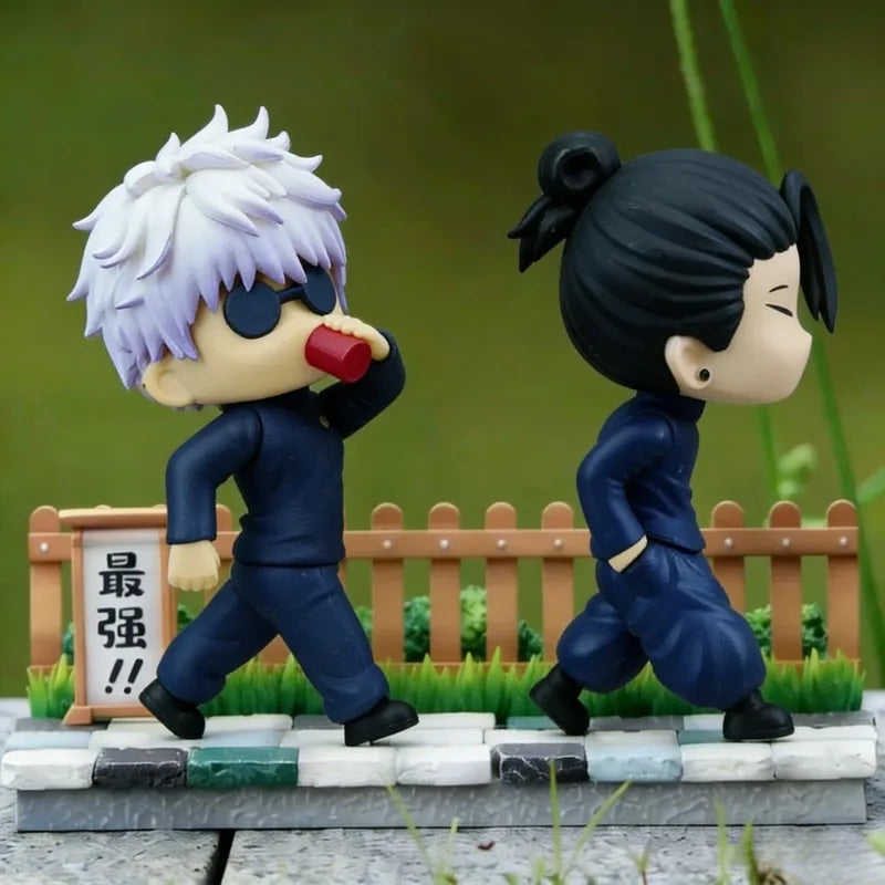 Anime Jujutsu Kaisen Action Figures PVC Statue Collection - Geto Suguru & Gojo Satoru, 11cm