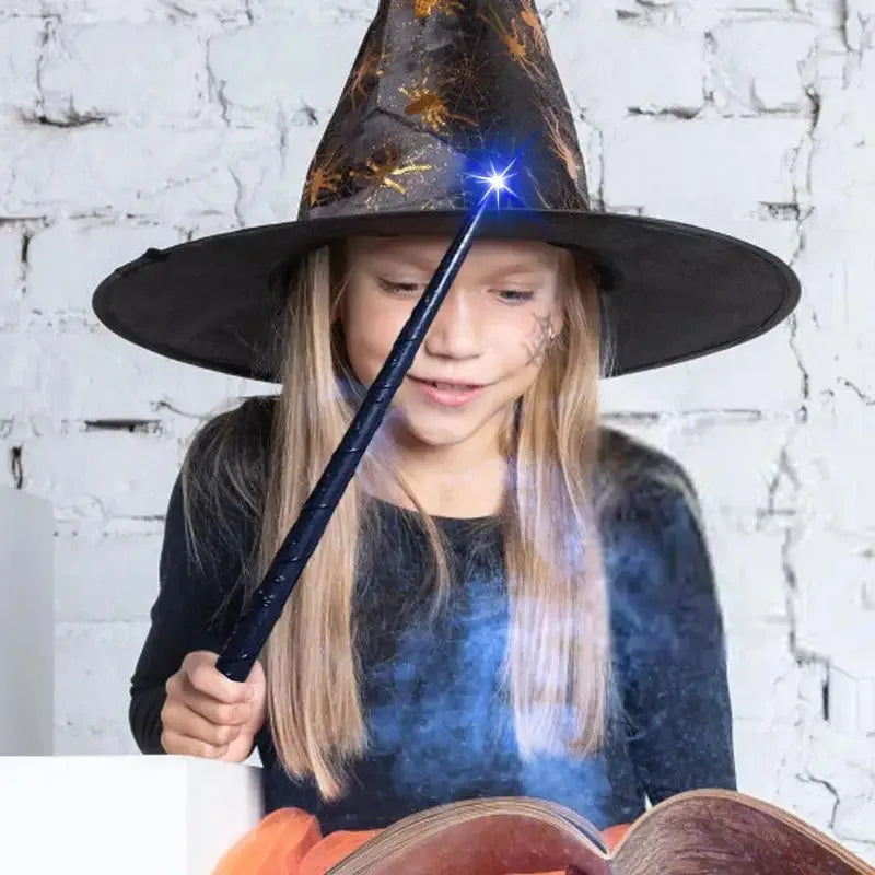 Children's Light-Up Wizard Wand - Halloween Party Costume Accessory