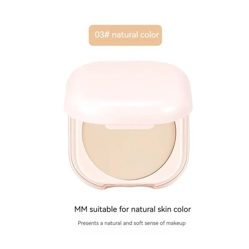 Oil Control Setting Powder with Mirror Compact for Matte Finish - Brightening Skin Tone