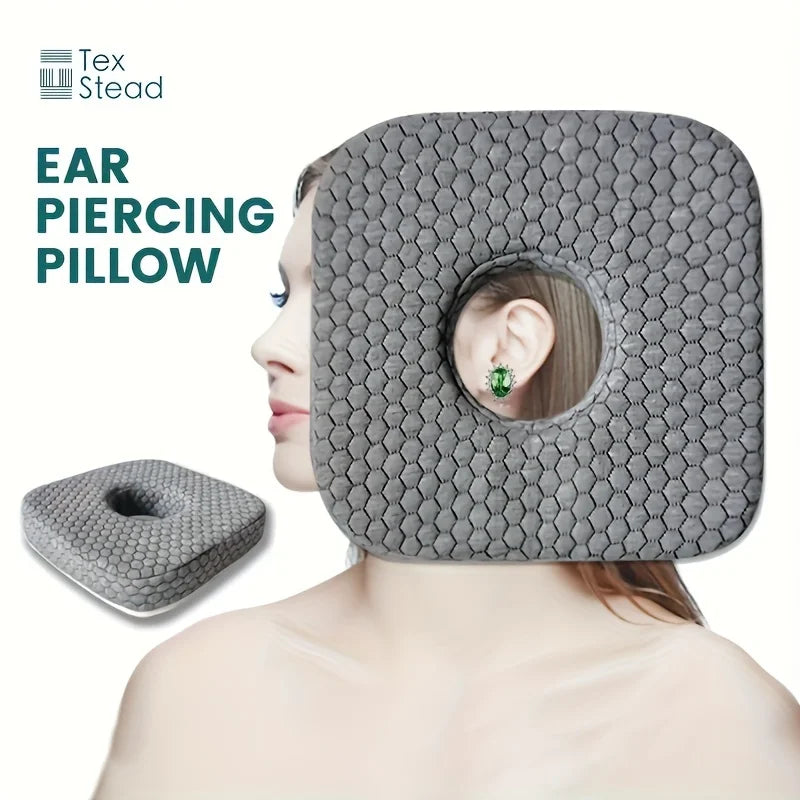 Ear Piercing Pillow for Side Sleepers Ear Pain & Inflammation Support