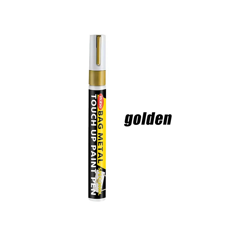 20ML Metal Touch Up Paint Pen for Bag Hardware Repair & Refurbishment - Gold & Black