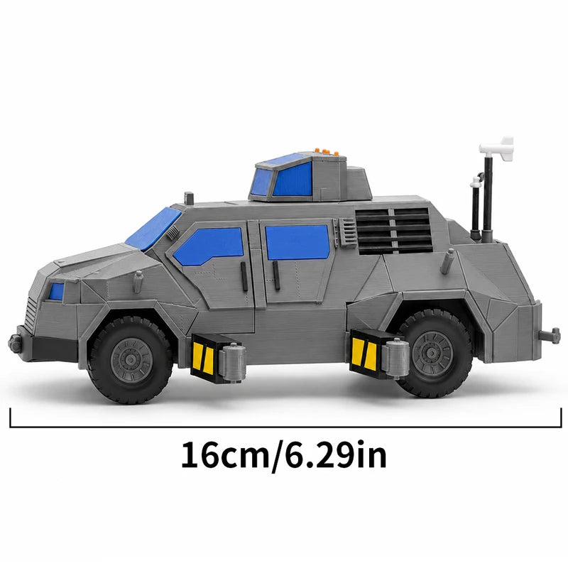 Storm Chaser Vehicle Model Set - 3D Printed Tornado Interceptor and Storm Pursuit Truck - Collectible Toy