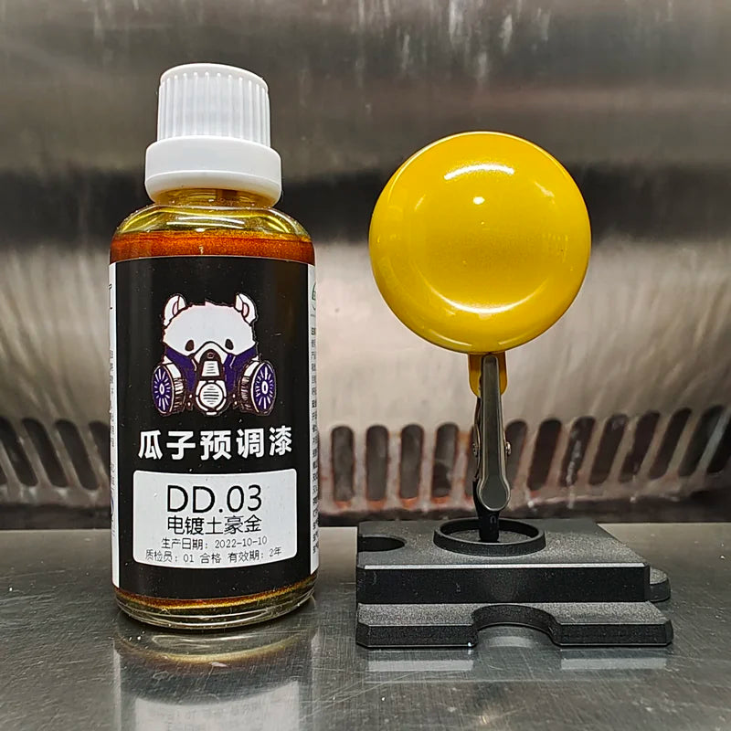 Gold Electroplated Paint Spray for Model Coating - Airbrush Art DIY