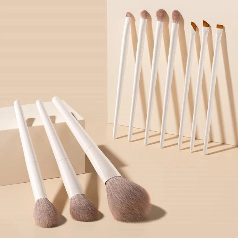 12-Piece Makeup Brush Set for Face Eyeshadow Blush Foundation and Concealer