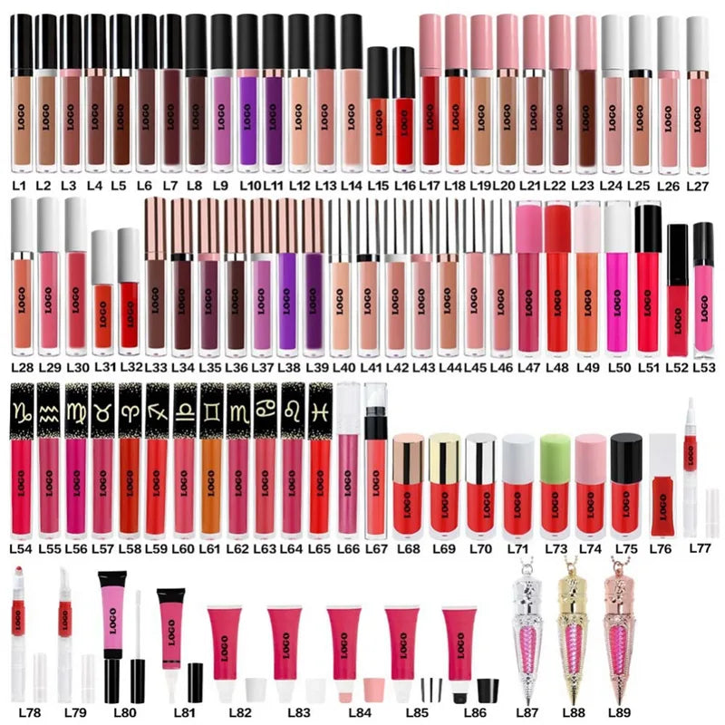 24 Color Matte Lipstick Set - Vegan, Long Lasting, Smudge Proof Lip Gloss Wholesale