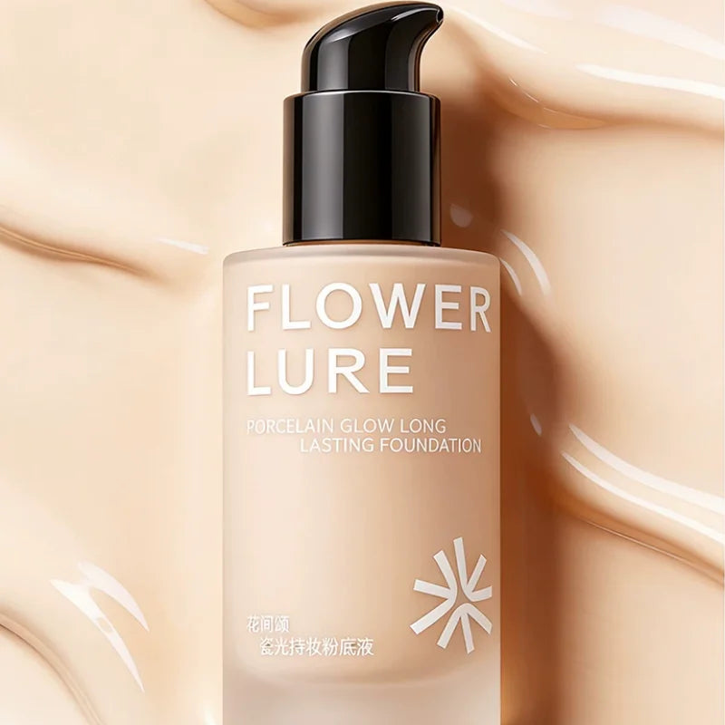 Lightweight Buildable Foundation & Concealer BB Cream - Long-Lasting Oil-Control Liquid Makeup