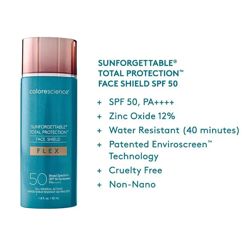 All Skin Types Sun Protection Foundation - SPF 55ml Natural Tinted Moisturizer with Moderate Coverage