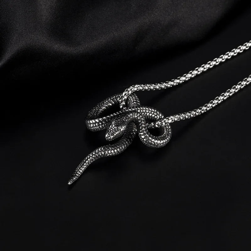 Anime Snake Necklace Pendant Jewelry Animal Design Cosplay Accessory