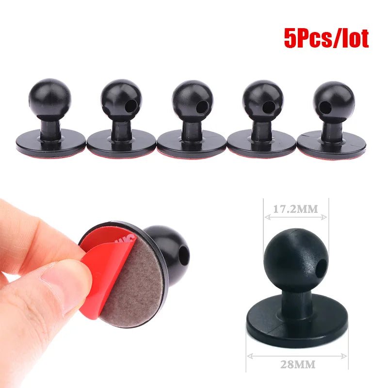 Mini Phone Mount Base for Car Navigation GPS & Smartphone Holders - 17mm Ball