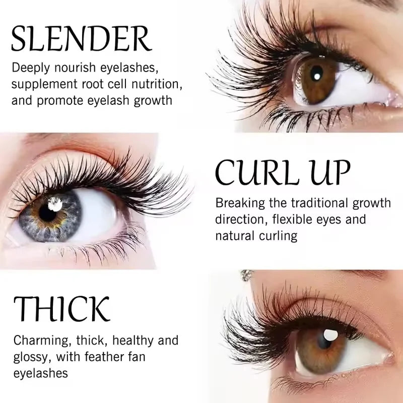 Fast Eyelash Growth Serum - Natural Enhancer for Longer Fuller Thicker Eyelashes