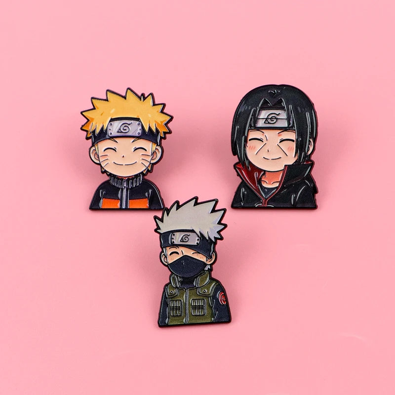 Anime Figure Enamel Pin Cartoon Badge Backpack Brooch - Fan Gift Accessory