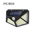 Multifunctional Solar Garden Light with Motion Sensor Waterproof Outdoor LED Spotlight