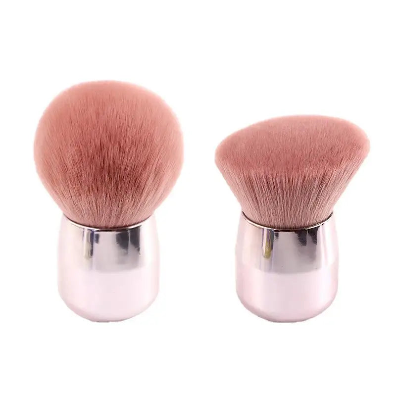 Mini Fluffy Powder Blush Brush Set for Women & Girls – Portable Makeup Tools