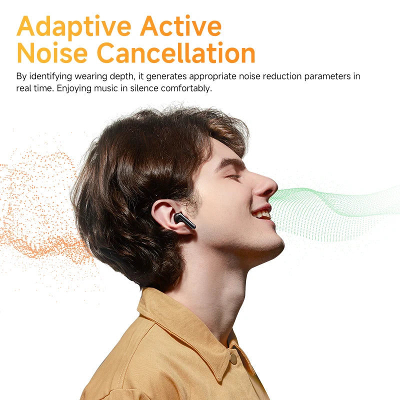 Wireless Earbuds with Adaptive ANC Bluetooth 5.3 Hi-Res LDAC Multipoint IPX5