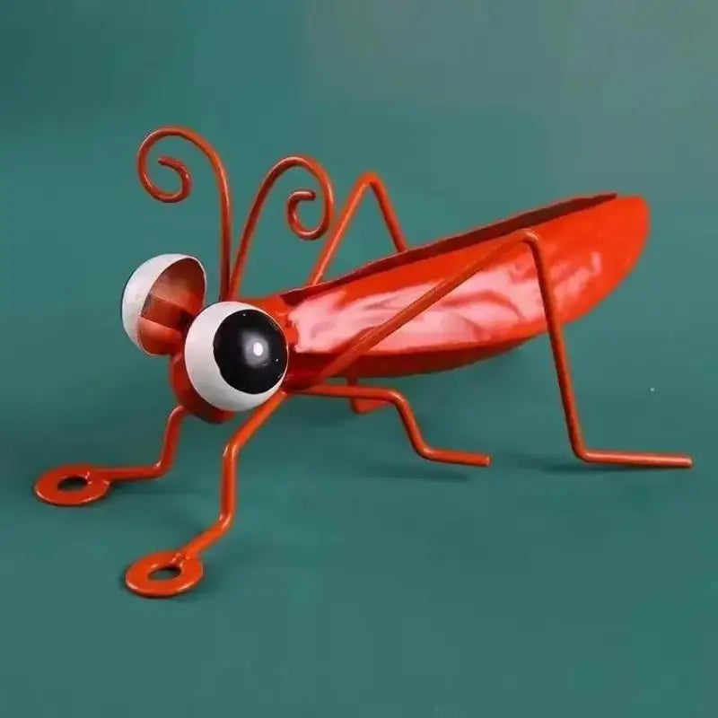Metal Grasshopper Garden Decor - Outdoor Wall Art, Lawn & Courtyard Decoration