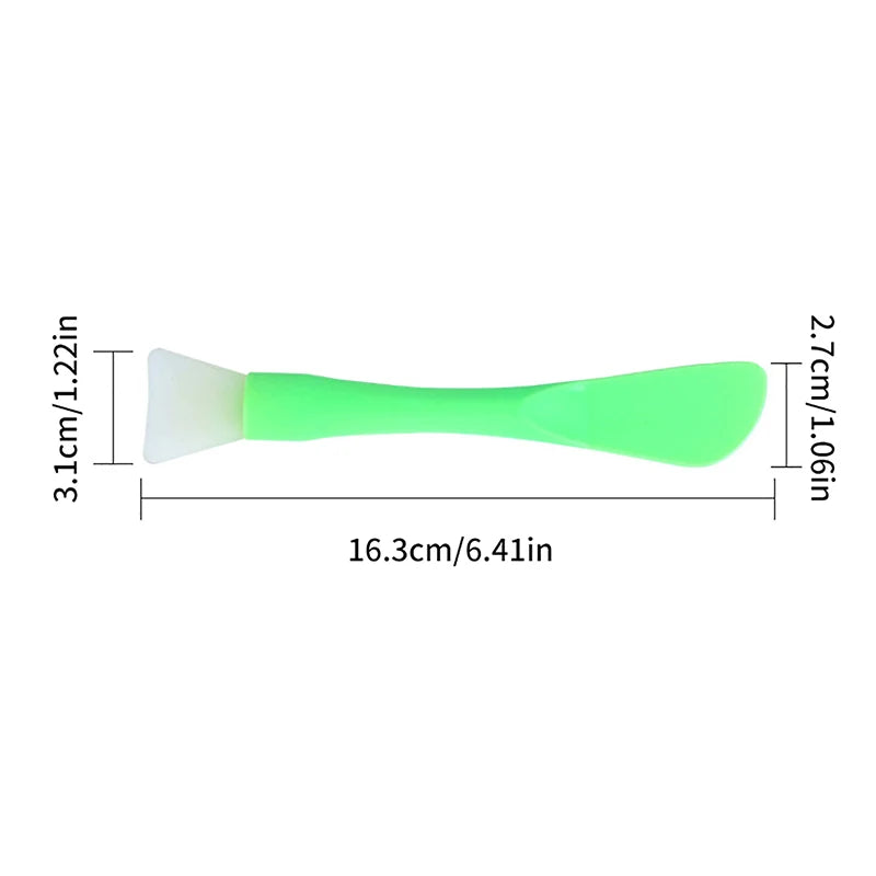 Double Head Silicone Waxing Spatulas - Non-stick Hair Removal Applicators for Body and Face