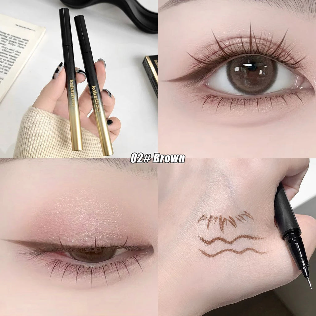 Waterproof Liquid Eyeliner Pen for Women - Quick-Drying, Long-Lasting, Smudge-Proof Makeup Tool
