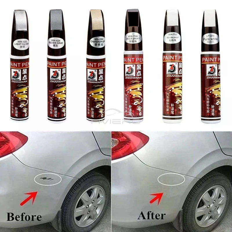 Car Scratch Repair Paint Pen Waterproof Touch Up Tool - 12ml Multiple Colors