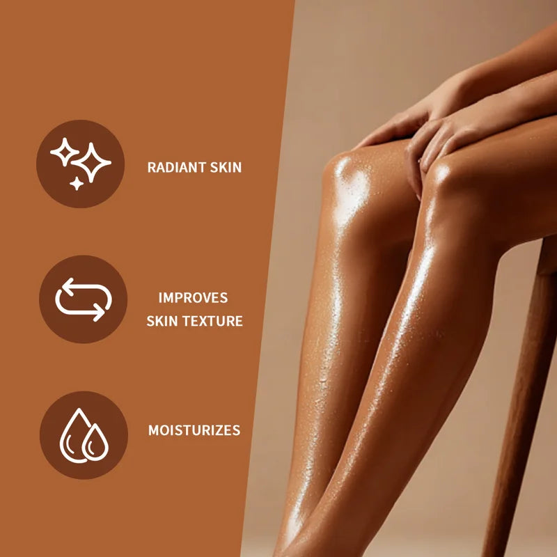 Moisturizing Cocoa Body Oil - Nourishing Gel Oil for Massage 200ml