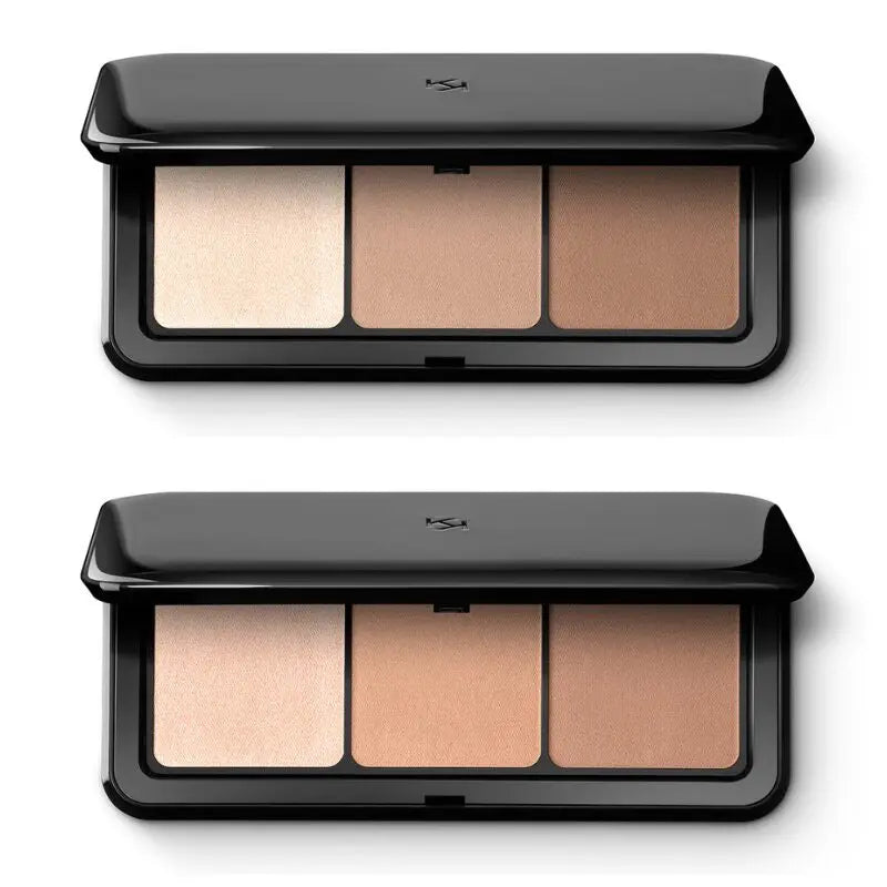 Contour & Highlighter Face Palette for Nose & Jawline Sculpting with Mirror