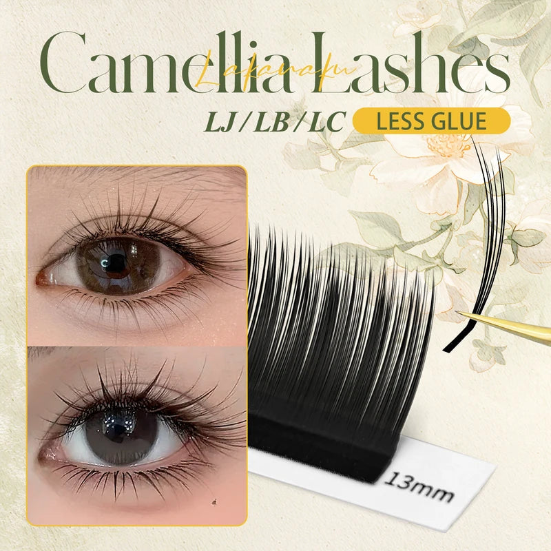 Individual False Eyelash Extensions Spike Fairy Volume Fluffy Lash with Curl Options