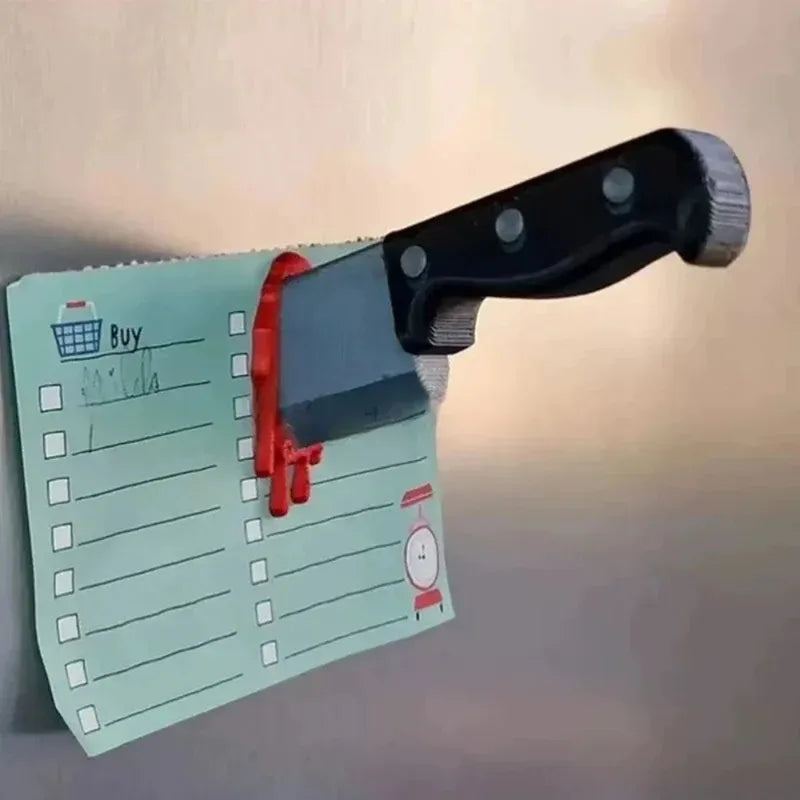Funny Knife Magnet Fridge Sticker - Creative Kitchen Decor & Gift