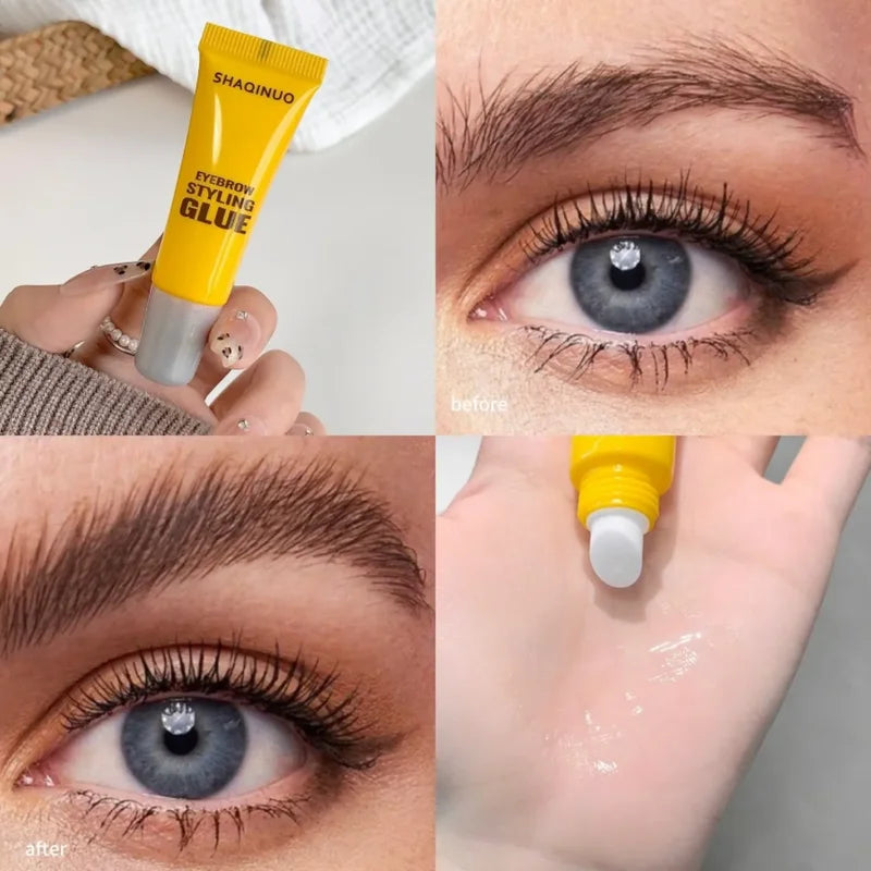 Waterproof Long-Lasting Eyebrow Gel - Natural Shaping, Smudge-Proof Makeup