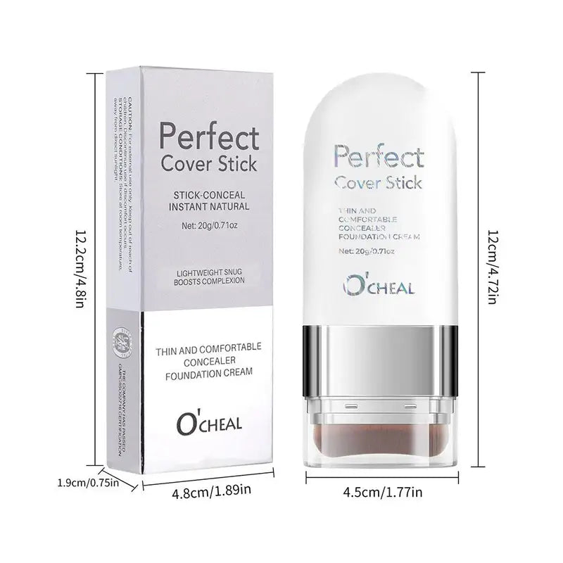 Concealer Foundation Stick - Natural Waterproof Lightweight Cover Up
