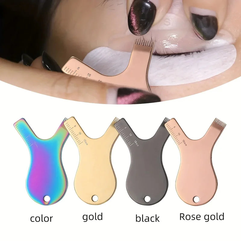 Reusable Stainless Steel Eyelash Lift Brush for Lash Perm & Grafted Eyelashes